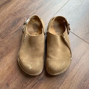 Birkenstock Suede Slip-On Clogs 37